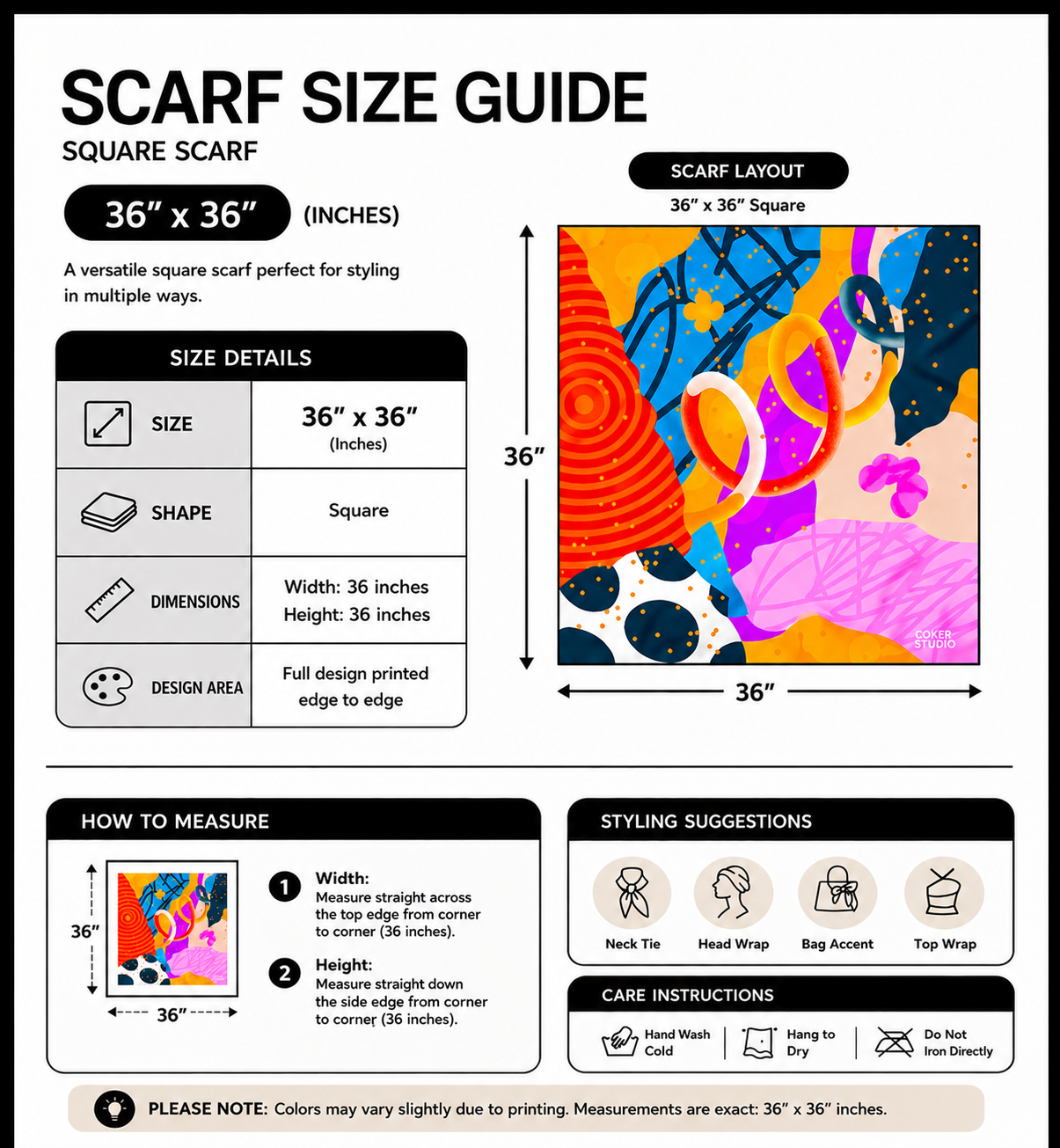 COKER STUDIO SCARF