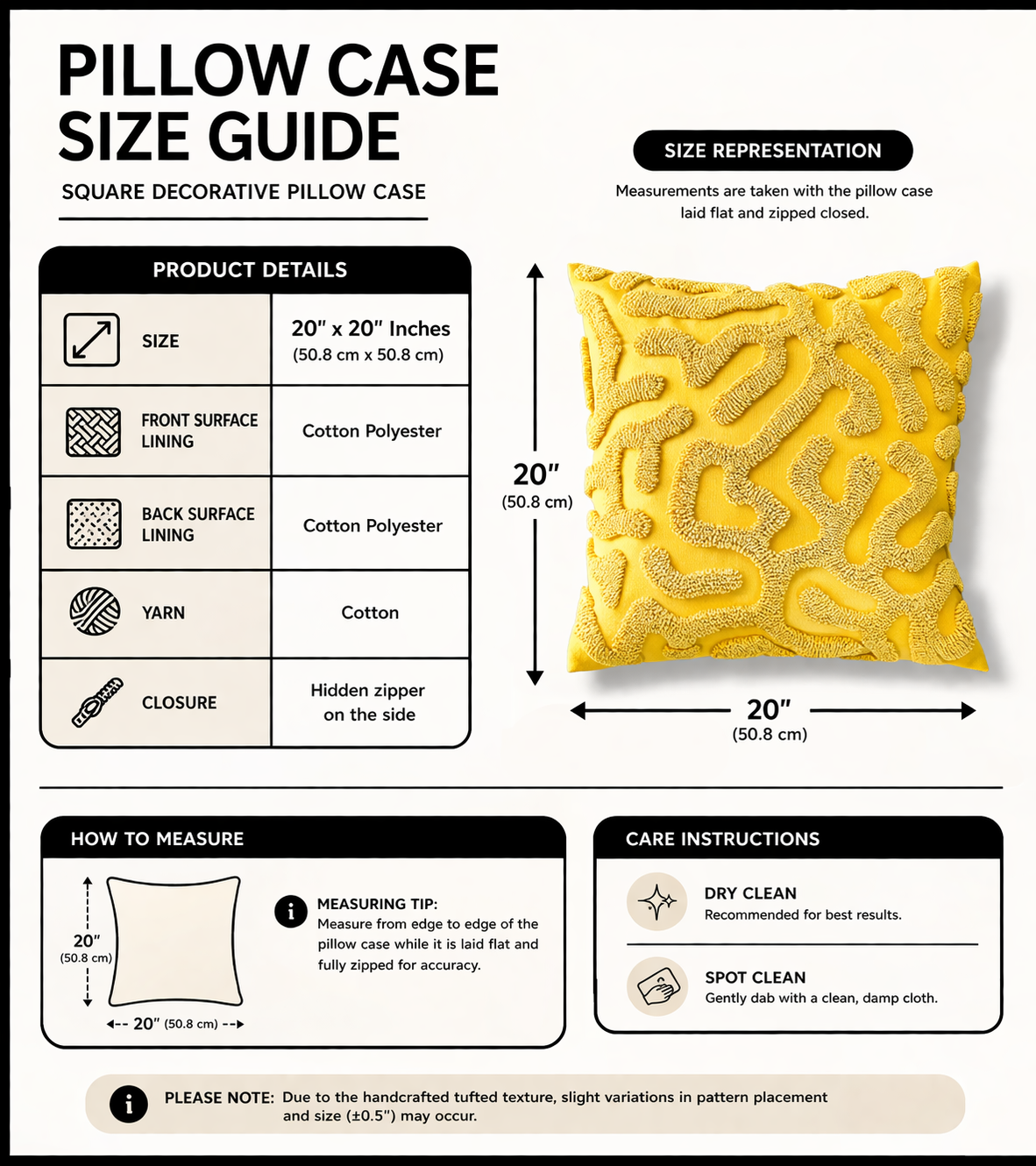 Yellow Punch Pillowcase